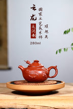 朱泥新品【云龙】500cc（朱泥收缩率极大，成品率极低，难度极大，且用且珍惜）