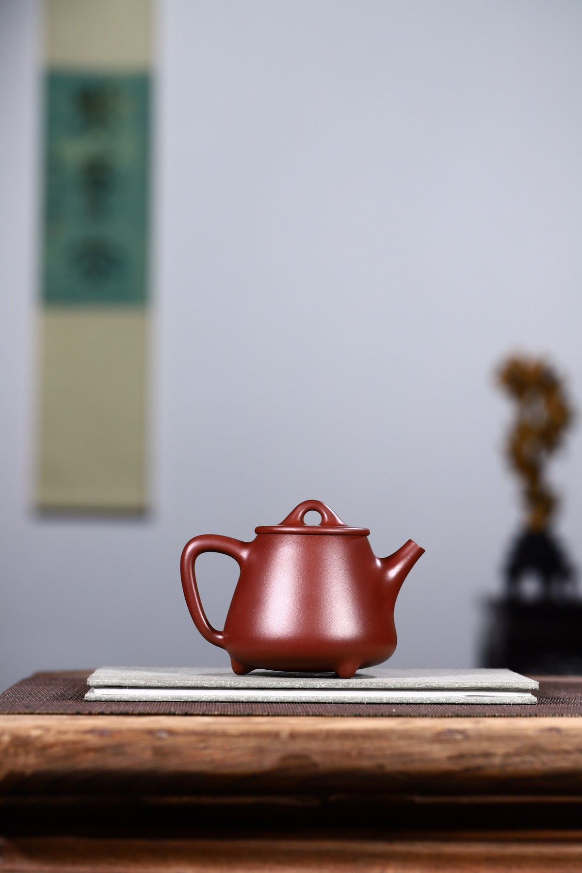 国高工光素器精品——【高石瓢】原矿紫泥，200cc！整体结合恰到好处