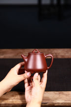 国高工光素器精品——【高石瓢】原矿紫泥，200cc！整体结合恰到好处