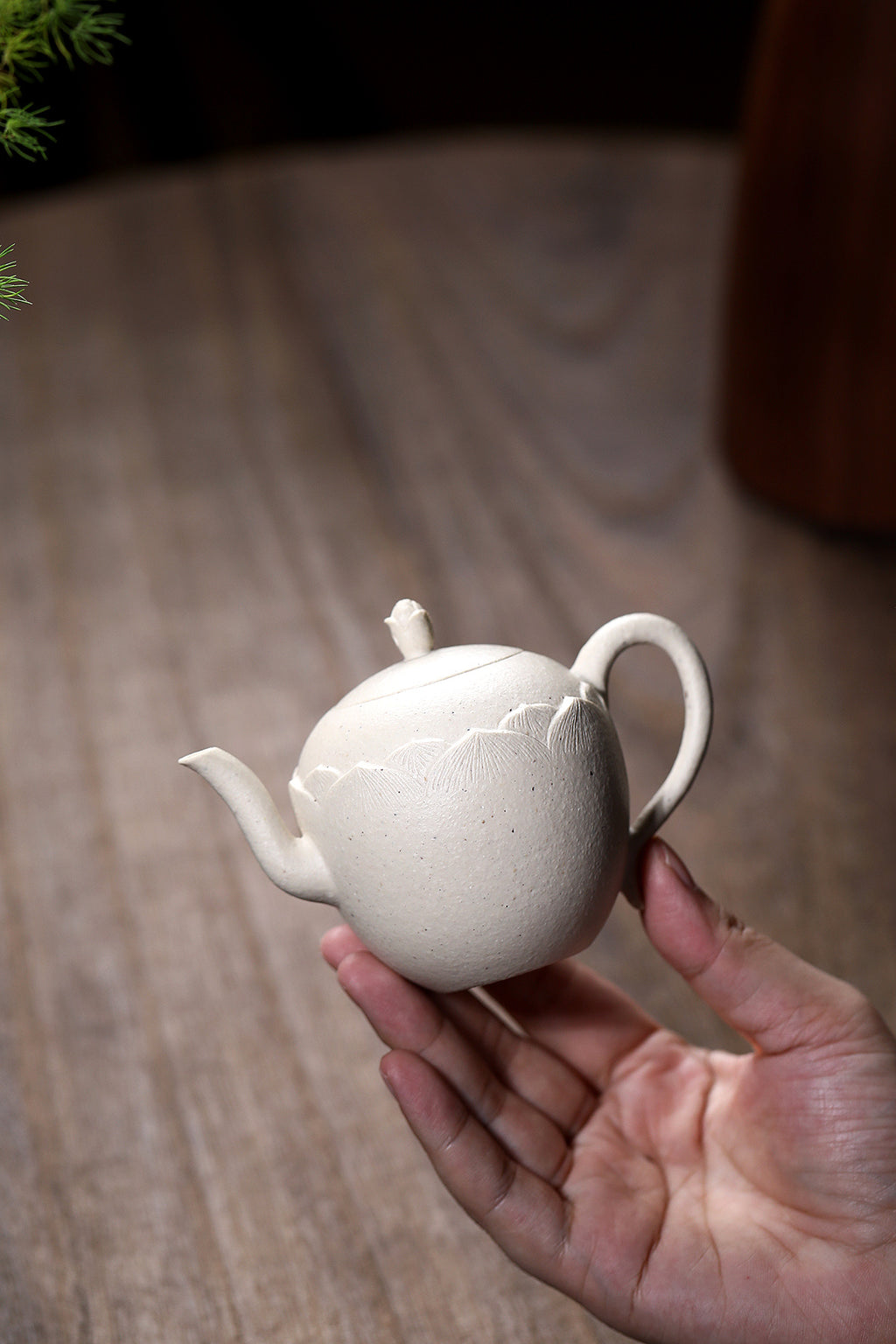 【美人肩】 泥料：白段 容量：160cc 作者：蒋鹏