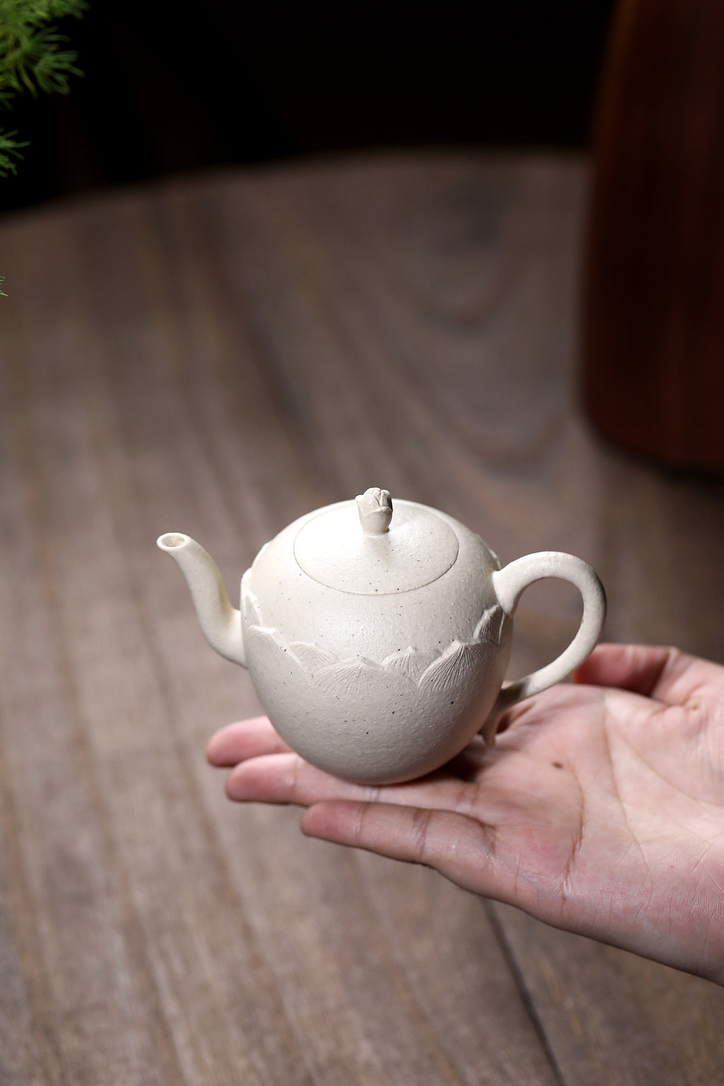 【美人肩】 泥料：白段 容量：160cc 作者：蒋鹏