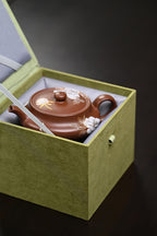 『桑盘』金银装饰 文革老紫泥·容量200cc·9孔出水·内推·陈华军（国家级工艺美术师）