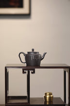 小精品丨折肩宫灯     黑泥，160cc，描金银，内推孔，余海燕