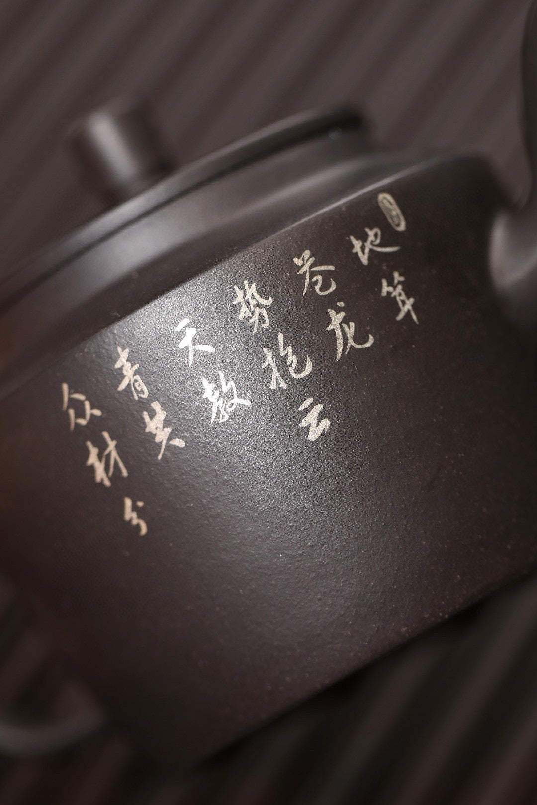 小精品丨折肩宫灯     黑泥，160cc，描金银，内推孔，余海燕