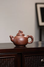礼品丨花器｜道洪竹节      紫泥，370cc，网孔14孔，董健