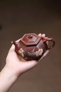 紫砂七老任淦庭嫡孙 紫砂泰斗任仲光之子 百年任氏当代家主 缶硕后嗣  品名：六方汉瓢 容量：200cc 泥料：五四年一厂底槽清