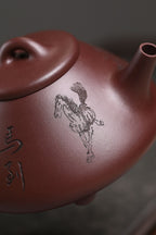 子冶石瓢 原矿优质紫泥，300cc 14孔出水 夏云手制