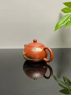 原矿紫砂好料好工《西施壶》实用精品！  ——原矿优质朱泥·220cc ——紫砂陶艺家·高华生·马慧新