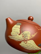 原矿紫砂好料好工《西施壶》实用精品！  ——原矿优质朱泥·220cc ——紫砂陶艺家·高华生·马慧新