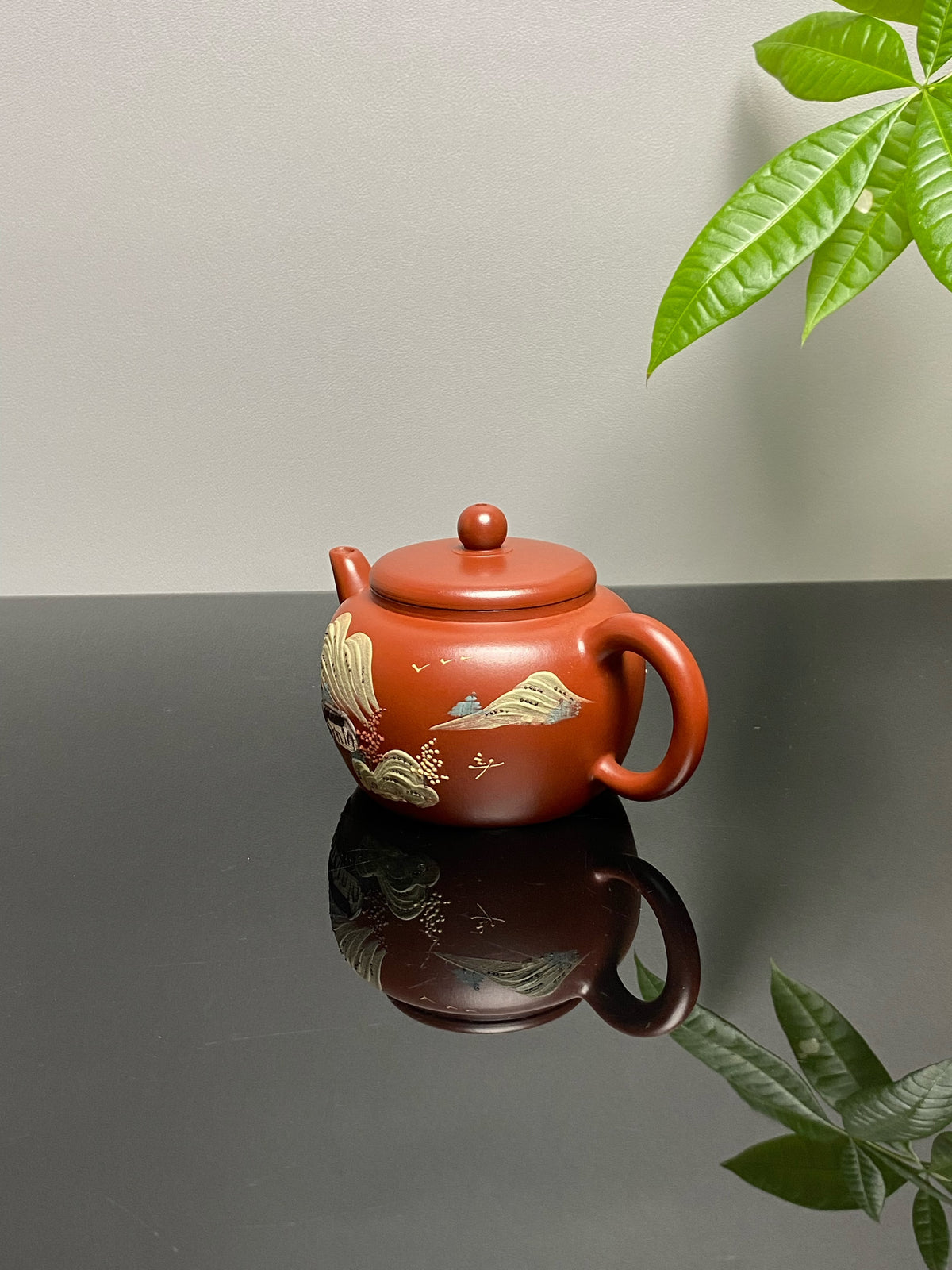 原矿紫砂好料好工《珠润山居壶》实用精品！  ——原矿优质朱泥·190cc ——紫砂陶艺家·相新寅