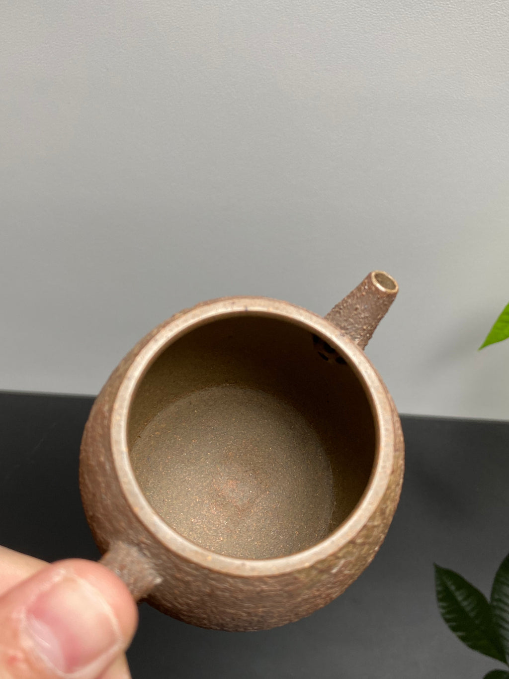 新品❤️紫砂全手工仿铁壶臻品《铁韵织尘壶》｜安辛陶·古拙孤品👍  ——原矿优质段泥柴烧·180cc