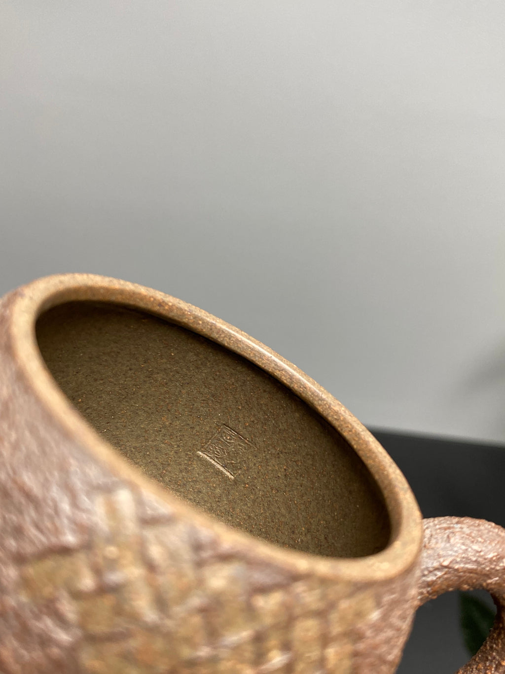 新品❤️紫砂全手工仿铁壶臻品《铁韵织尘壶》｜安辛陶·古拙孤品👍  ——原矿优质段泥柴烧·180cc