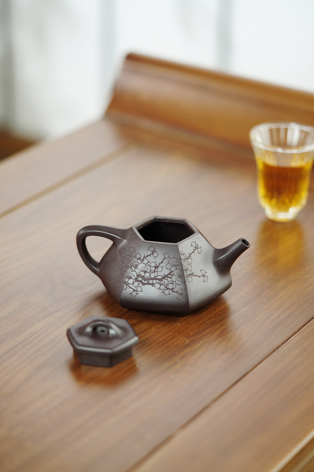 中国紫砂界当代梅王·朱炳浩(石陶）本工巅峰臻品《六方石瓢》｜稀世臻藏·礼藏天花板重器 ——原矿优质老紫泥·130cc