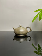 蒋蓉之女 传世花器｜蒋艺华·非遗紫砂巅峰重器《涟漪壶》收藏传世·高端礼赠艺术珍品！  ——原矿优质古玉青段·430cc（入册款代表作）