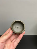 蒋蓉之女 传世花器｜蒋艺华·非遗紫砂巅峰重器《涟漪壶》收藏传世·高端礼赠艺术珍品！  ——原矿优质古玉青段·430cc（入册款代表作）
