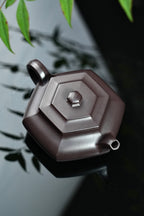 紫砂界80后方器标杆·耿浩潜力臻品《锦方壶》高工耿浩全手工亲制，甄选原矿优质老紫泥·220cc