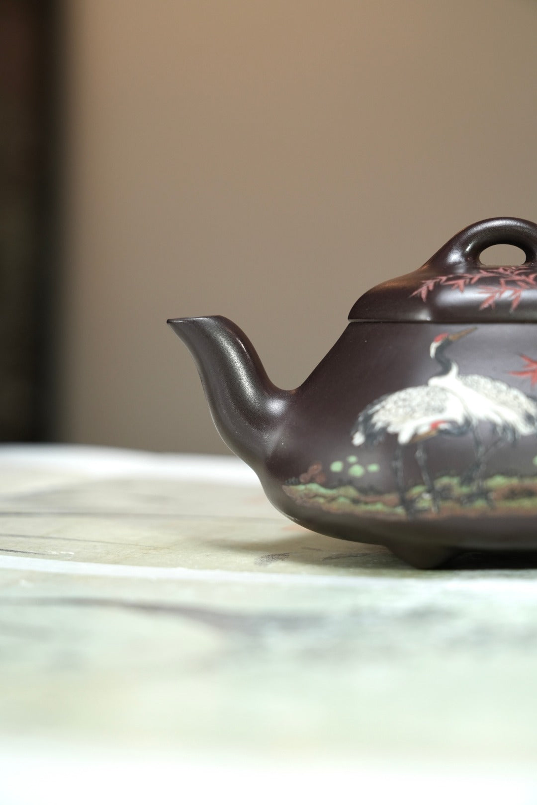 紫砂界80后方器标杆·耿浩潜力臻品《鸽嘴石瓢壶》高工耿浩全手工亲制，甄选原矿优质老紫泥·170cc