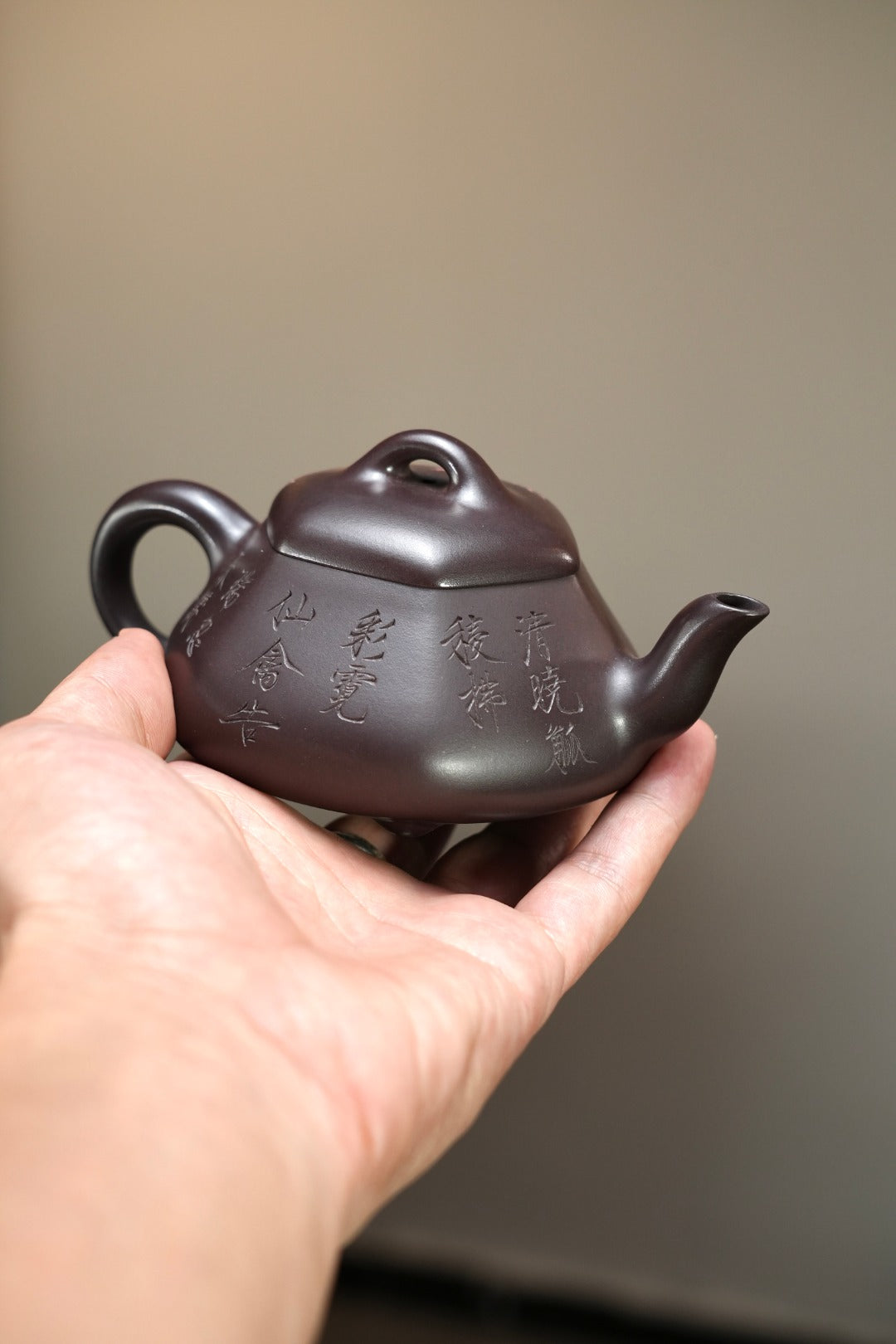紫砂界80后方器标杆·耿浩潜力臻品《鸽嘴石瓢壶》高工耿浩全手工亲制，甄选原矿优质老紫泥·170cc