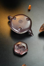 紫砂界80后方器标杆·耿浩潜力臻品《鸽嘴石瓢壶》高工耿浩全手工亲制，甄选原矿优质老紫泥·170cc