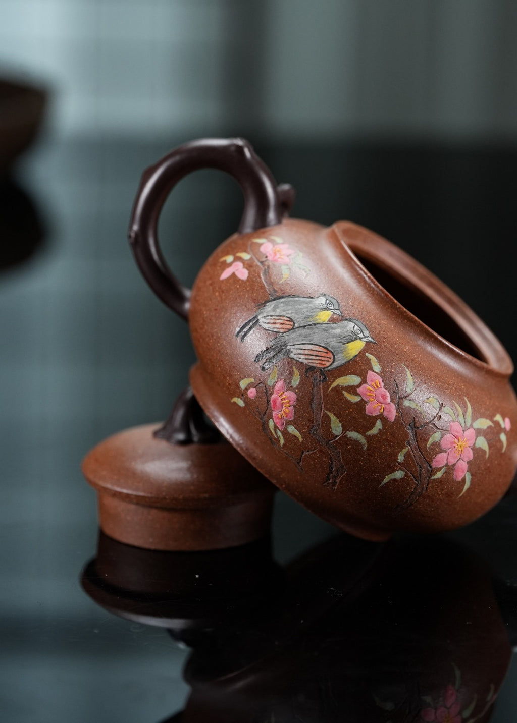 蒋蓉之女 传世花器｜蒋艺华·非遗紫砂巅峰重器《瓜韵套组》——原矿优质降坡泥 ·200cc