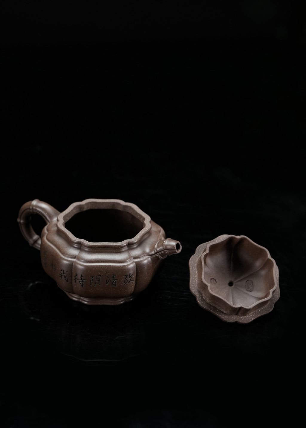 蒋蓉之女 传世花器｜蒋艺华·非遗紫砂巅峰重器《竹韵筋纹系列》收藏传世·高端礼赠艺术珍品！  ——原矿优质青泥 ·200cc（入册款代表作）