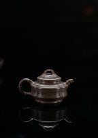 蒋蓉之女 传世花器｜蒋艺华·非遗紫砂巅峰重器《竹韵筋纹系列》——原矿优质青段 ·140cc（入册款代表作）