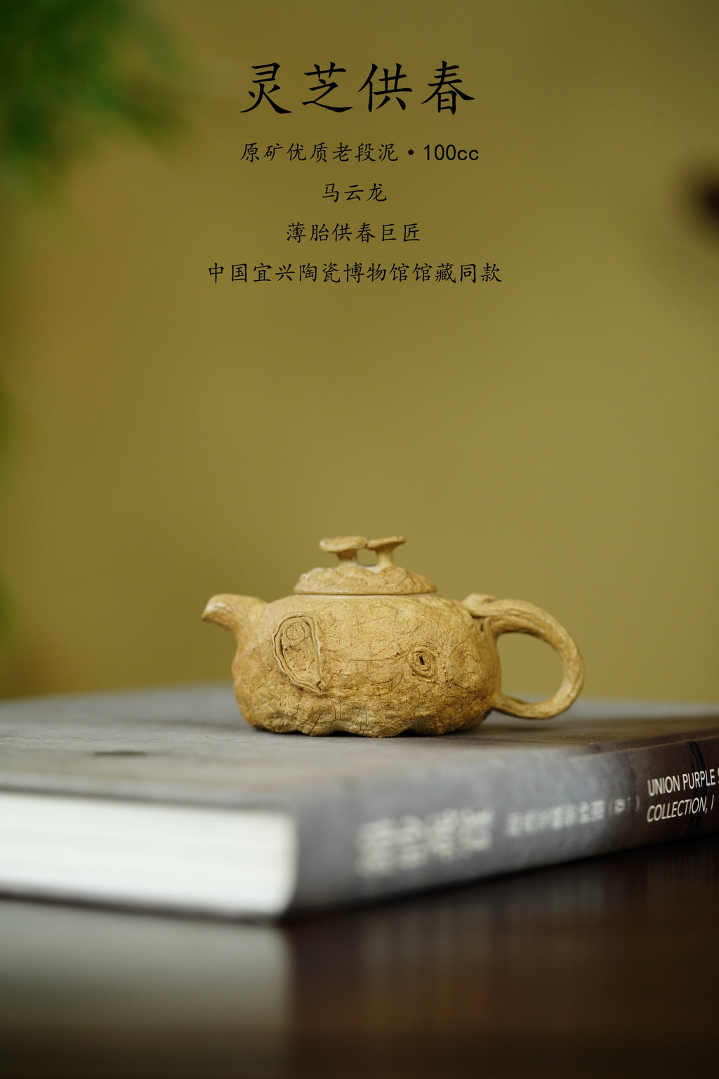 紫砂薄胎供春巅峰｜马云龙全手工制《灵芝供春》馆藏级潜力孤品｜收藏传世·趣味重器👍 ——原矿优质老段泥·100cc