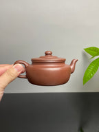 四国大师葛军·紫砂重器《圆珠壶》鼎级荣衔👍高端礼赠首选!（孤品）——原矿优质老紫泥·160cc