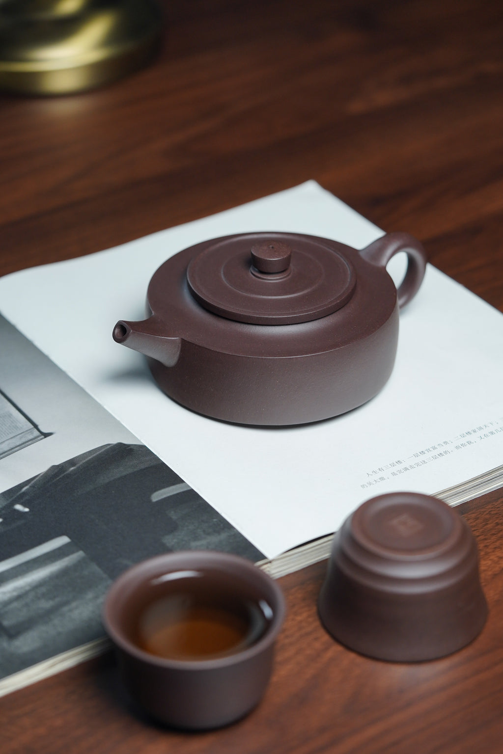 四国大师葛军·紫砂重器《周盘套组》鼎级荣衔👍高端礼赠首选! ——原矿优质老紫泥·320cc