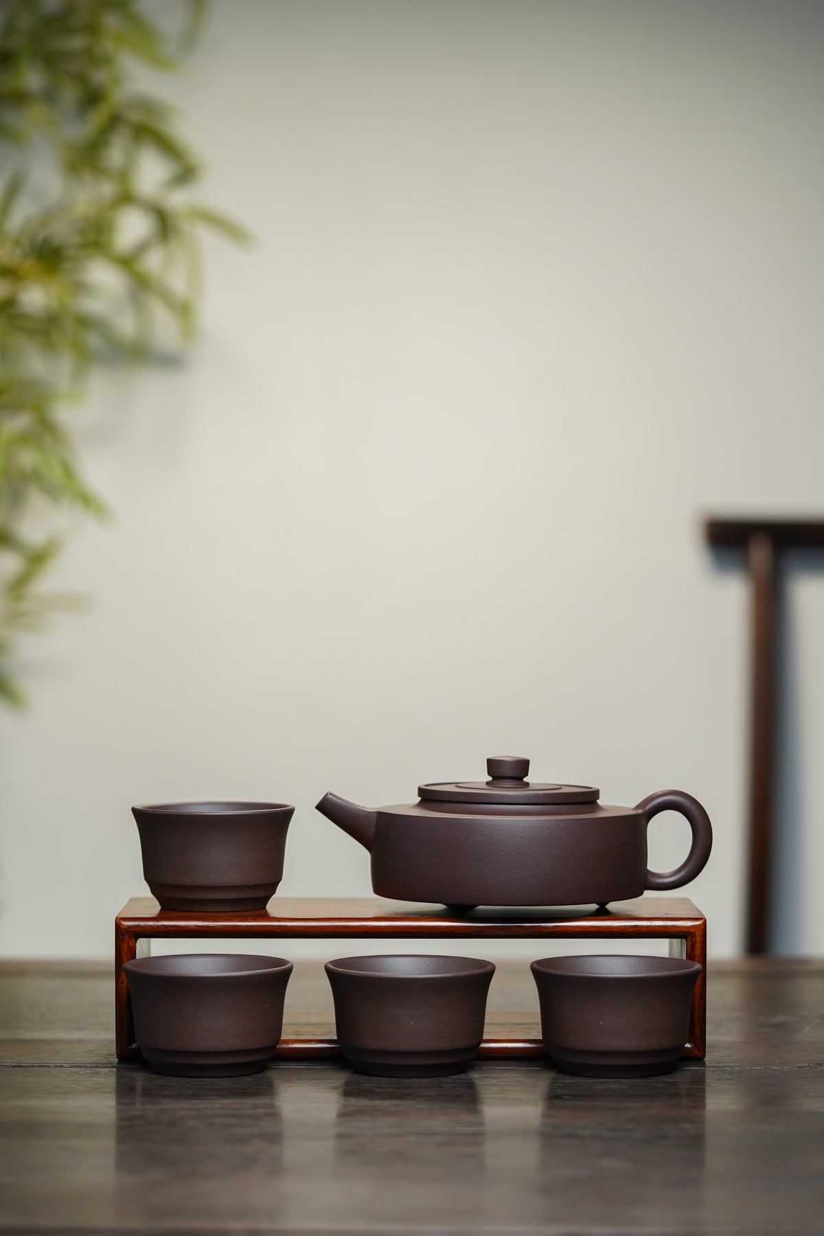 四国大师葛军·紫砂重器《周盘套组》鼎级荣衔👍高端礼赠首选! ——原矿优质老紫泥·320cc