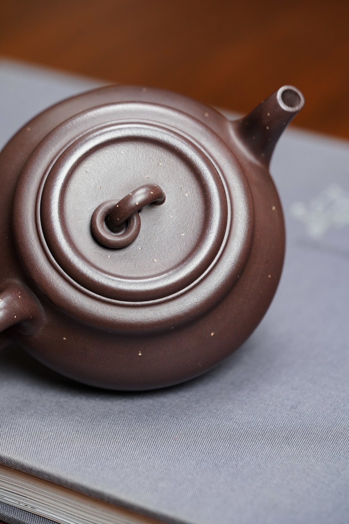 景舟嫡传·昌鸿紫砂｜双国大师李昌鸿《福禄壶》——原矿优质紫玉金砂·135cc ——顾景舟大师高徒·双国大师李昌鸿之作