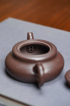 景舟嫡传·昌鸿紫砂｜双国大师李昌鸿《福禄壶》——原矿优质紫玉金砂·135cc ——顾景舟大师高徒·双国大师李昌鸿之作