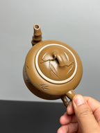 中国紫砂十二精英·双省大师高建芳佳作《 翠竹壶》｜传世礼藏重器 原矿优质段泥·350cc